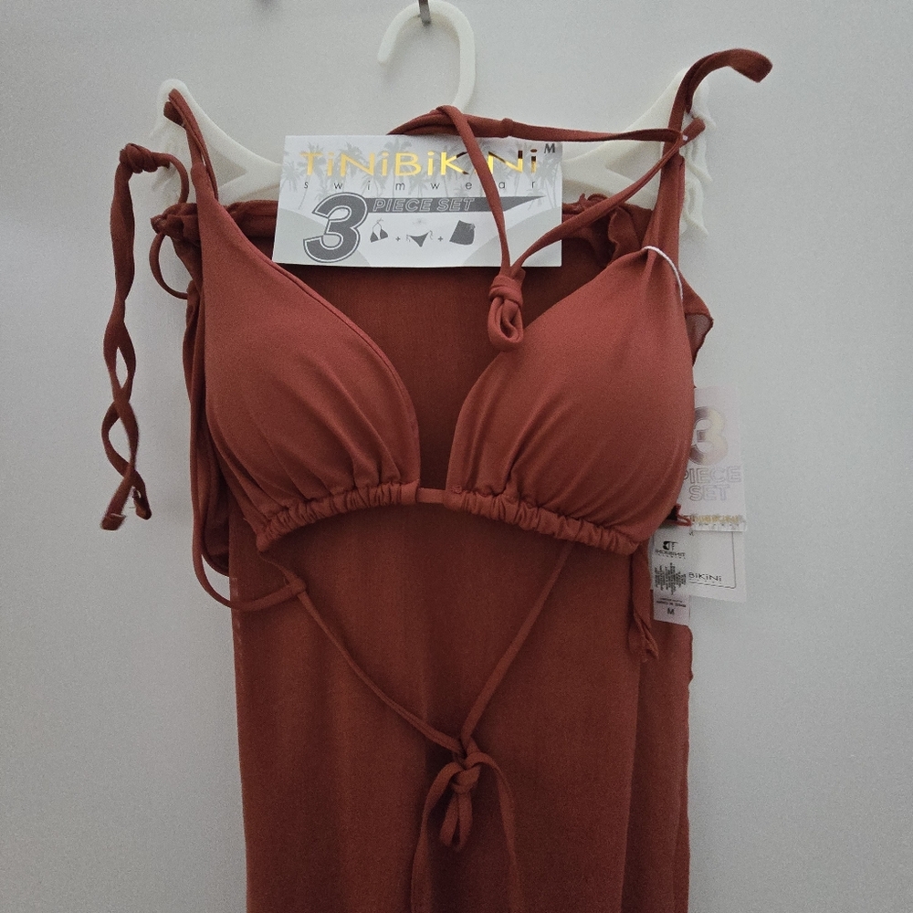 TiniBikini Pumkin Spice Bikini Set